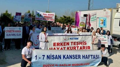 7 Nisan Ulusal Kanser Haftası ve Kalp Sağlığı Haftası kapsamında