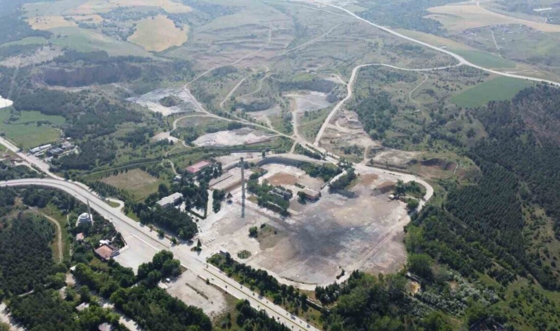 Çorum’daki eski çimento fabrikası arazisinde, Çorum Belediyesi Beltaş A.Ş. ile