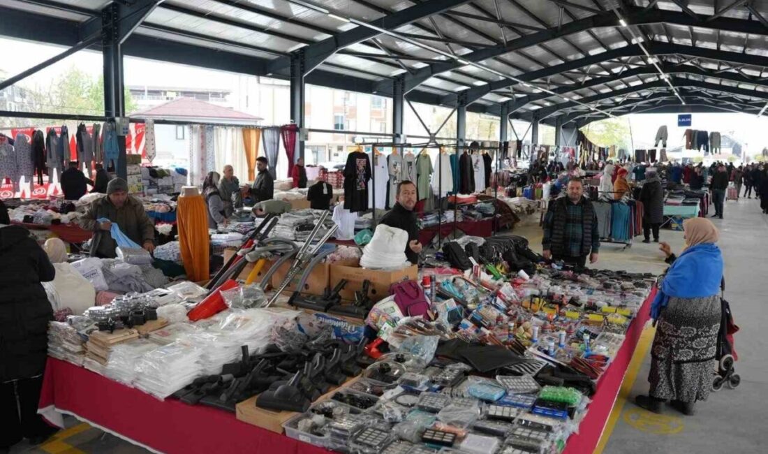 Düzce Belediyesi Aziziye Mahallesi’nde “Tuhafiyeciler Pazarı ve Fuar Alanı’nın kapılarını