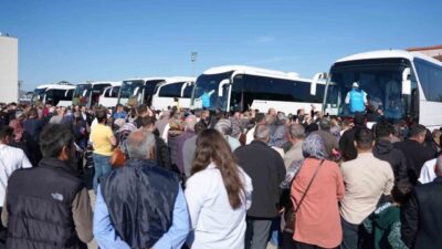 DÜZCE (İHA) – Düzce’de kutsal topraklara gidecek 191 kişilik kafile