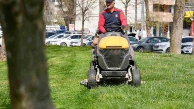 DÜZCE (İHA) – Düzce Belediyesi Park ve Bahçeler Müdürlüğü ekipleri,