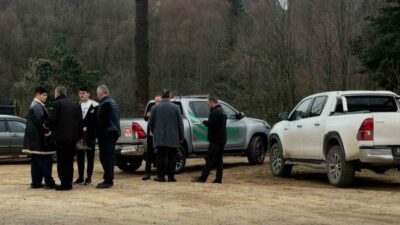 Düzce’nin Akçakoca ilçesinde ormanlık alanda doğalgaz ana hattı çalışması sırasında