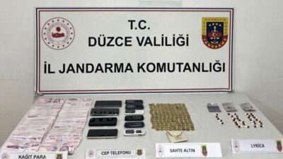 Düzce’de son bir haftada düzenlenen kaçakçılık ve narkotik operasyonlarında gözaltına