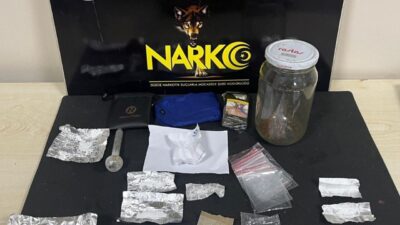 Düzce’de polis ekipleri tarafından yapılan operasyonda birinin 35 suç kaydı