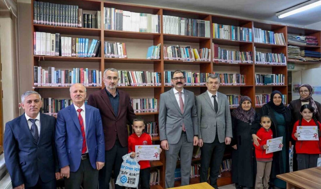 Kastamonu’nun Taşköprü ilçesinde İlçe Halk Kütüphanesi tarafından Kütüphaneler Haftası kapsamında