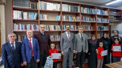 Kastamonu’nun Taşköprü ilçesinde İlçe Halk Kütüphanesi tarafından Kütüphaneler Haftası kapsamında