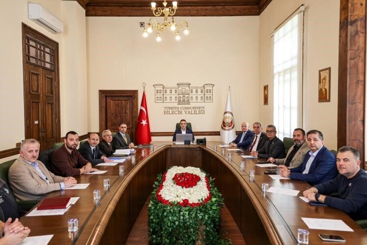 Bilecik Valisi Faik Oktay Sözer başkanlığında, Kayı OSB Müteşebbis Heyet