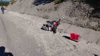 Bolu’nun Mudurnu ilçesinde dün meydana gelen trafik kazasında ağır yaralanan