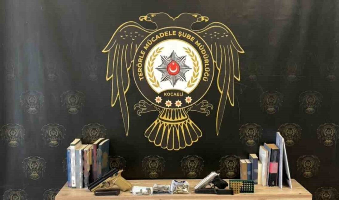 Kocaeli’de, İstanbul Beşiktaş’ta İsrail Konsolosluğu önünde gerçekleştirilen silahlı saldırıyla irtibatlı