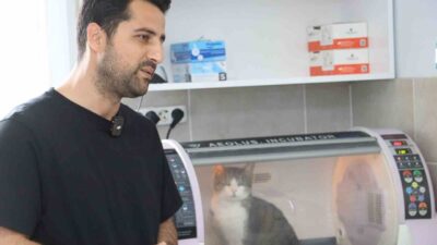 Kocaeli’nin Körfez ilçesinde diyafram fıtığı nedeniyle nefes almakta güçlük çeken