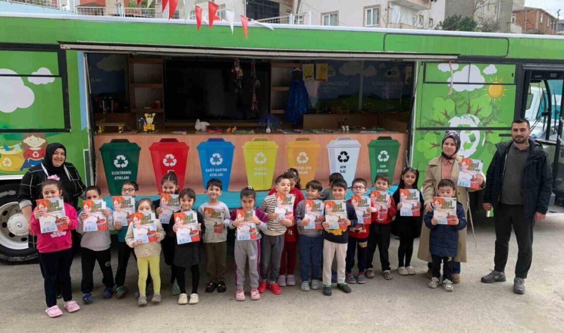 Çayırova’da anaokulu öğrencilerine yönelik sıfır atık ve geri dönüşümün önemini