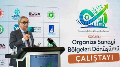 Kocaeli’de düzenlenen “Organize Sanayi Bölgeleri Dönüşümü Çalıştayı”nda, akademisyenler, kamu temsilcileri