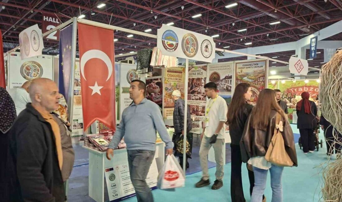 Bilecik’in Osmaneli ilçesine ait coğrafi işaretli ürünler YÖREX 2026 Antalya