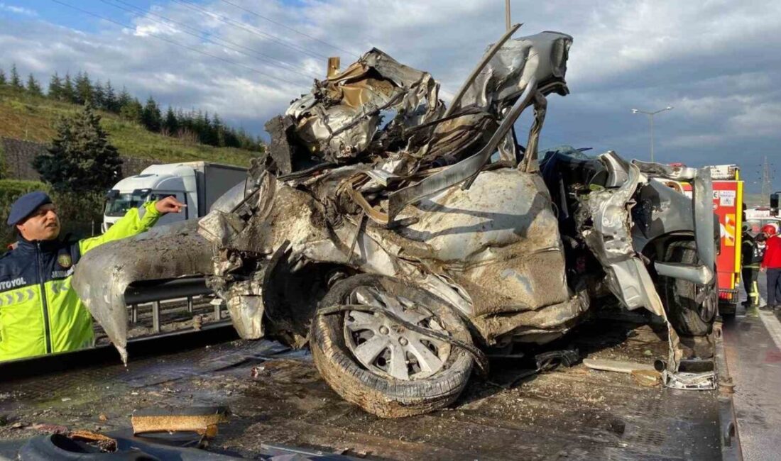 TEM Otoyolu’nun Kocaeli geçişinde 2 tır, LPG yüklü tanker ve