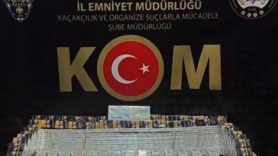 Bilecik’te şüphe üzerine durdurulan bir tırın gizli bölgesine saklanmış 846