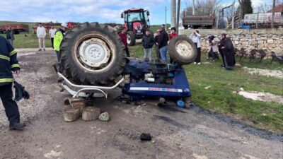 Bilecik’in Bozüyük ilçesinde meydana gelen traktör kazasında 1 kişi hayatını