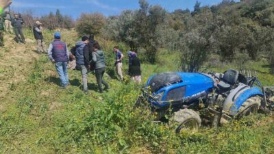 Bilecik’te geçtiğimiz gün meydana gelen traktör kazasında ağır yaralanan sürücü