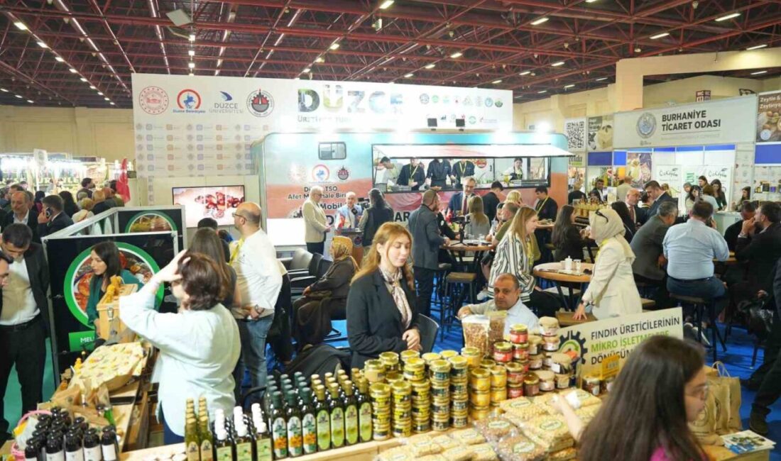 DÜZCE(İHA) – Bu yıl 17. gerçekleştirilen uluslararası yöresel ürünler fuarında