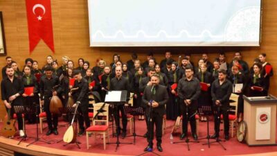 Kastamonu Üniversitesi’nde 40 öğrenciden oluşan koronun 3 aylık çalışmanın ardından