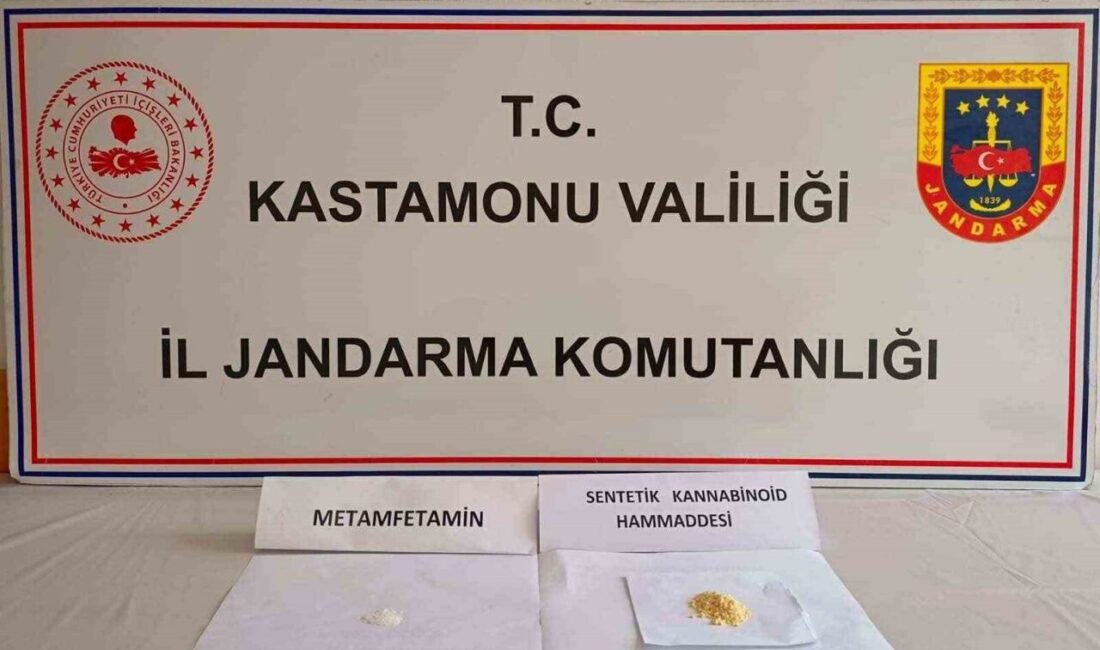 Kastamonu’da jandarma ekipleri tarafından gerçekleştirilen uyuşturucu operasyonlarında gözaltına alınan 1