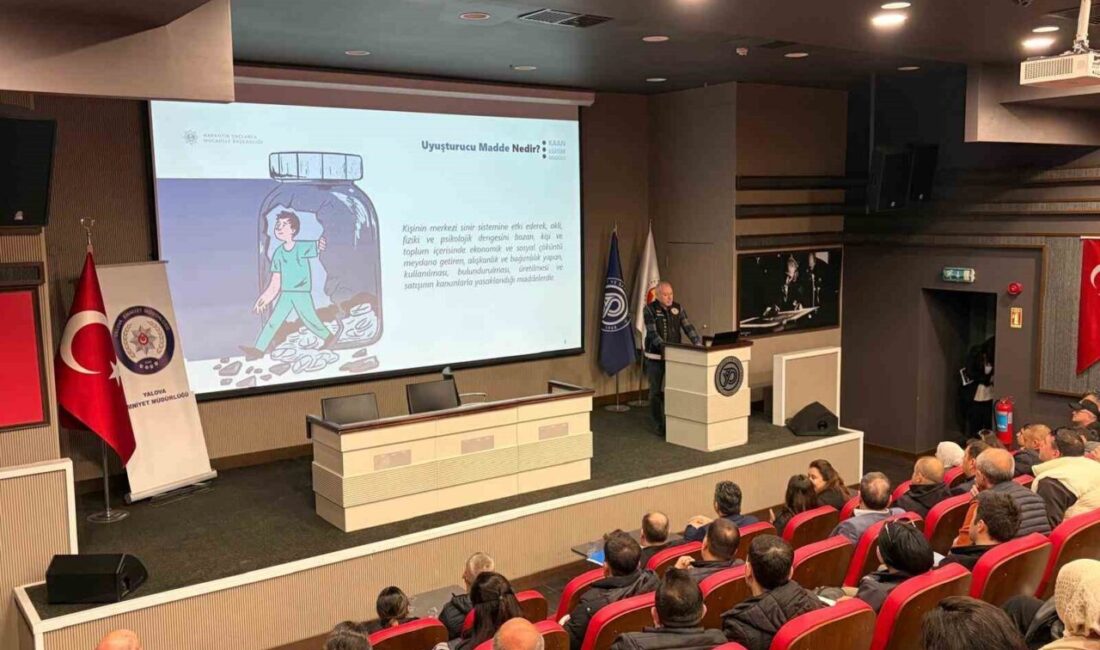 Yalova İl Emniyet Müdürlüğü tarafından düzenlenen NARKOKAAN eğitimlerinde 566 özel