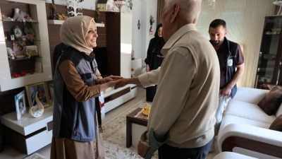 Kartepe Belediyesi Alo Evlat Sağlık Kulübü ekipleri, Kurban Bayramı dolayısıyla