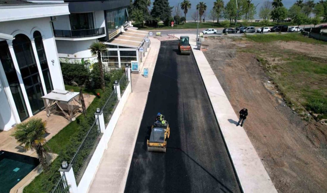Kocaeli Büyükşehir Belediyesi, Başiskele Sahili bölgesinde ulaşım akışını rahatlatmak amacıyla