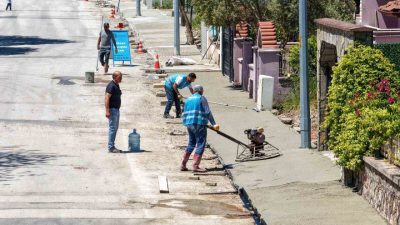 Başiskele’de belediye ekipleri tarafından, “Mahallemizde Köşe Bucak Güzel İşler” anlayışıyla