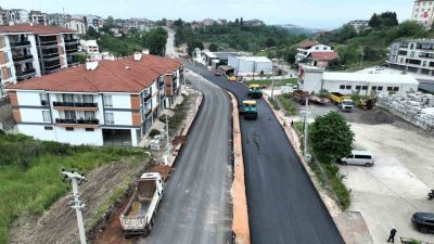Başiskele’de trafik akışını rahatlatmak amacıyla Hoca Ahmet Yesevi Caddesi’nde başlatılan