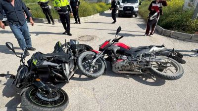 Bilecik’te iki motosikletin çarpışması sonucu meydana gelen trafik kazasında 2