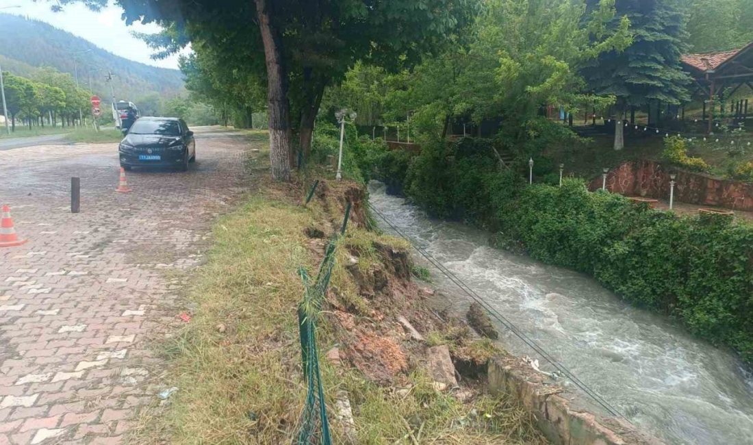 Bilecik’te istinat duvarı çöktü, toprak kayması meydana geldi Bilecik’te bir işletmede istinat duvarının çökmesi sonucu toprak kayması meydana