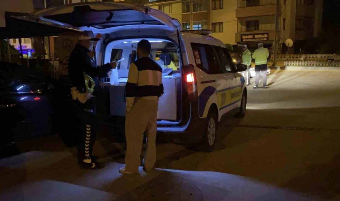 Bolu’da kural ihlali yapan bin 664 araç ve sürücüsüne idari