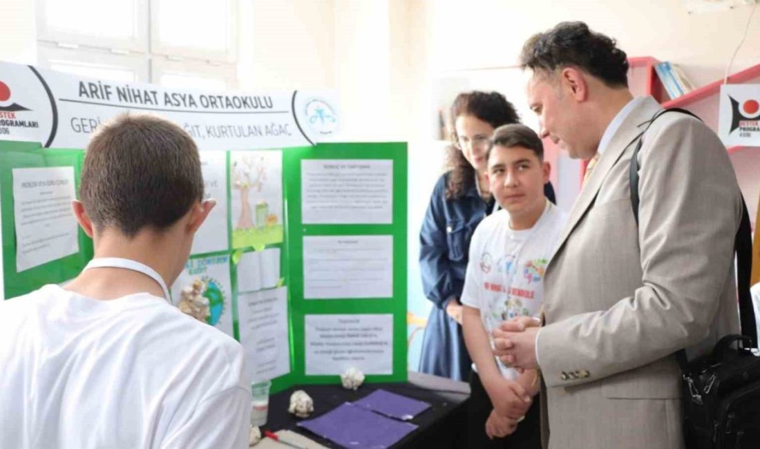 Bozüyük TÜBİTAK 4006-B bilim fuarı açıldı Bilecik’in Bozüyük ilçesi Arif Nihat Asya Ortaokulunda düzenlenen TÜBİTAK 4006-B
