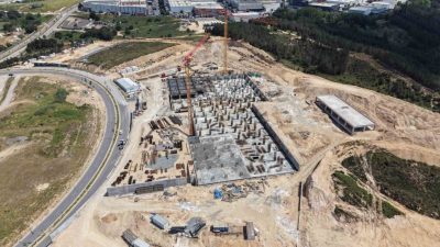 Çayırova’da yapımı süren 200 yataklı devlet hastanesinin inşaat çalışmaları aralıksız