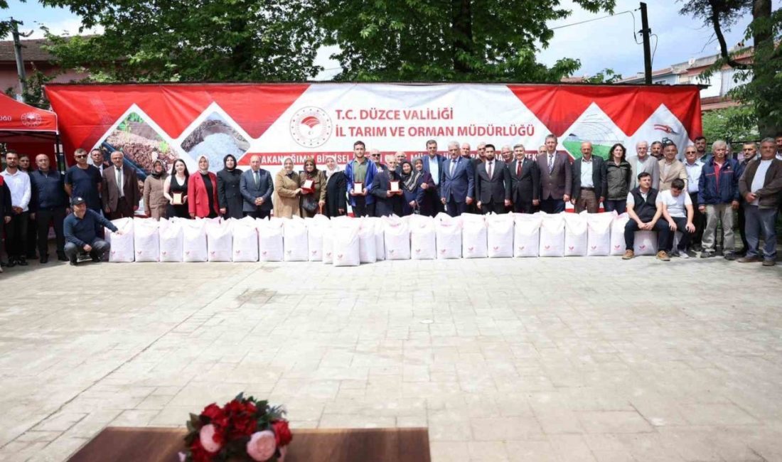 DÜZCE (İHA) – Düzce’de 14 Mayıs Dünya Çiftçiler Günü kapsamında