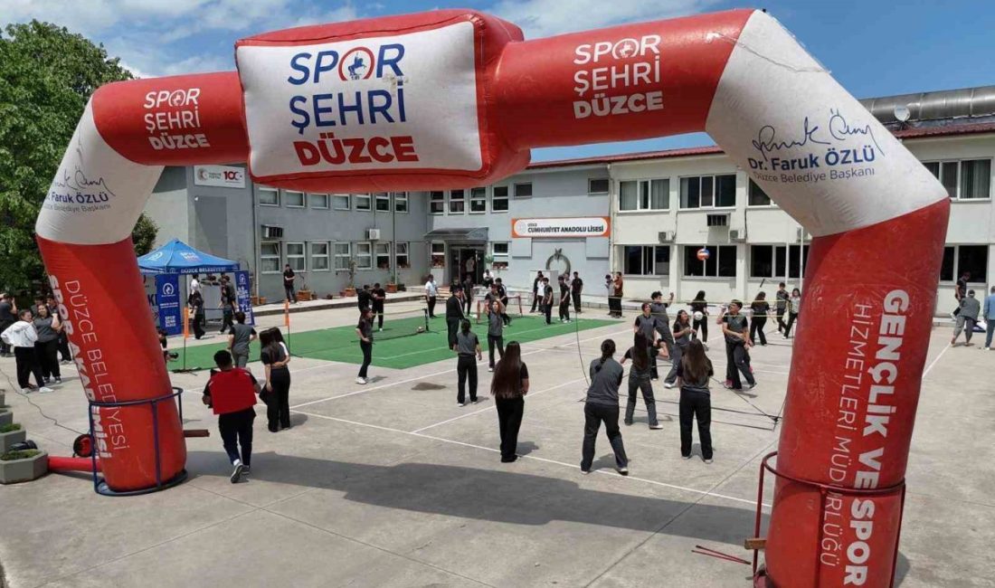 Düzce Belediyesi Gençlik ve Spor Hizmetleri Müdürlüğü, ‘Hareket Okulumda’ projesi