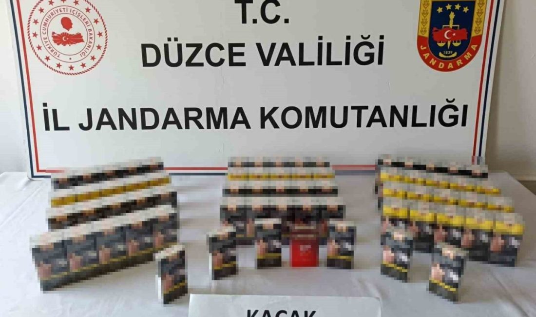 DÜZCE(İHA) – Düzce’de düzenlenen operasyonlarda kaçak elektronik sigara, puro ve