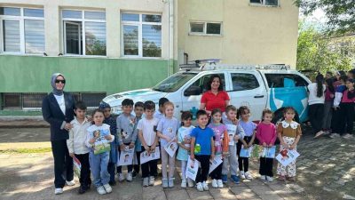 DÜZCE(İHA) – Düzce Yeni Mahalle İlkokulu’nda düzenlenen sağlıklı çocuk, sağlıklı