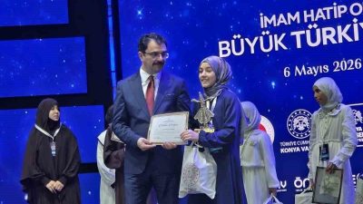 Bilecik’in Bozüyük ilçesinde Fatih Sultan Mehmet İmam Hatip Ortaokulu öğrencisi