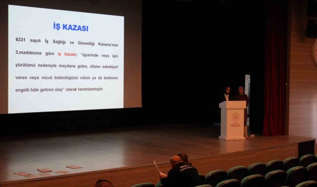 İş sağlığı ve güvenliği eğitimleri tamamlandı Düzce Gençlik ve Spor İl Müdürlüğü tarafından, 6331 sayılı İş