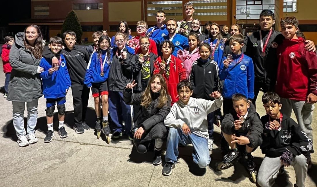 Kağıtspor Kulübü, tekerlekli sürat pateninden güreşe uzanan farklı branşlarda elde