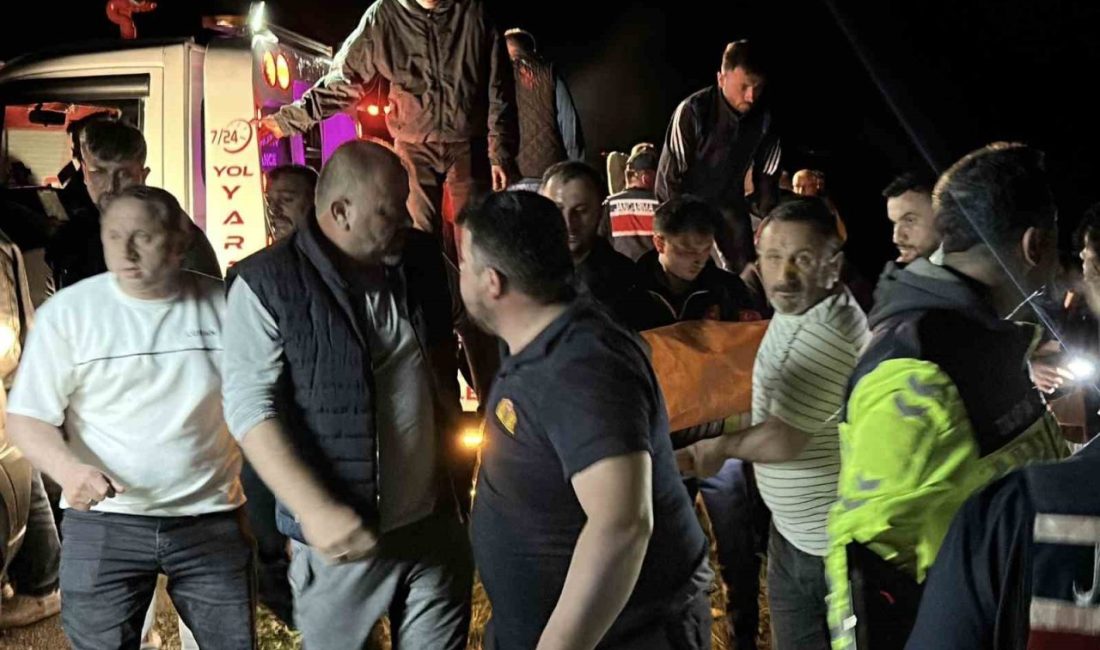 Kastamonu’da bir otomobilin yaklaşık 150 metre yükseklikten uçuruma yuvarlanması sonucu