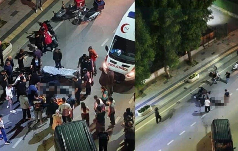Kocaeli’nin Derince ilçesinde 18 yaşındaki genç, motosikletinin devrilmesi sonucu meydana