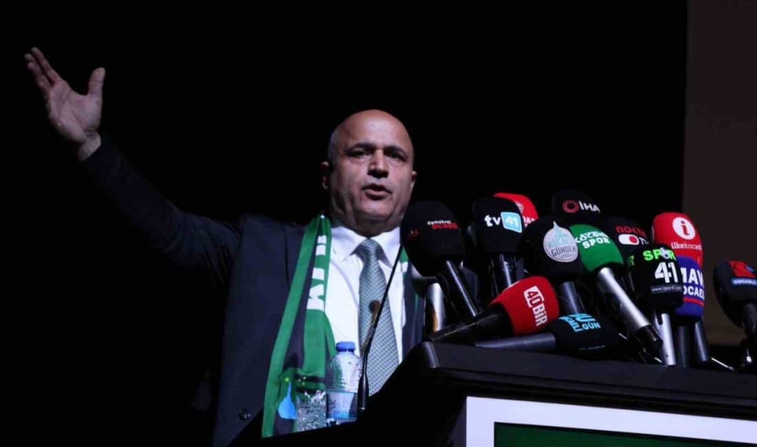Kocaelispor’da mevcut başkan Recep Durul, genel kurulda güven tazeledi. Kocaelispor’un