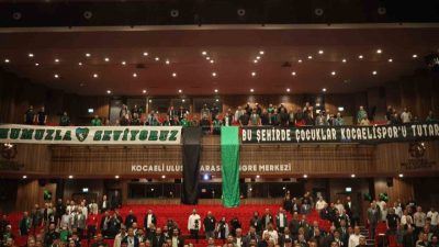 Kocaelispor Olağan Seçimli Mali Genel Kurul Toplantısı başladı. Kongrede yeşil-siyahlıların