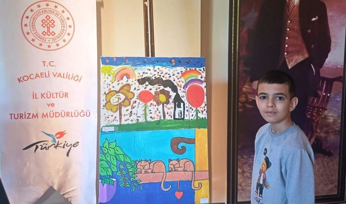 “Renkler Engel Tanımaz” adlı resim sergisinde, Körfez Belediyesinin özel sporcusu