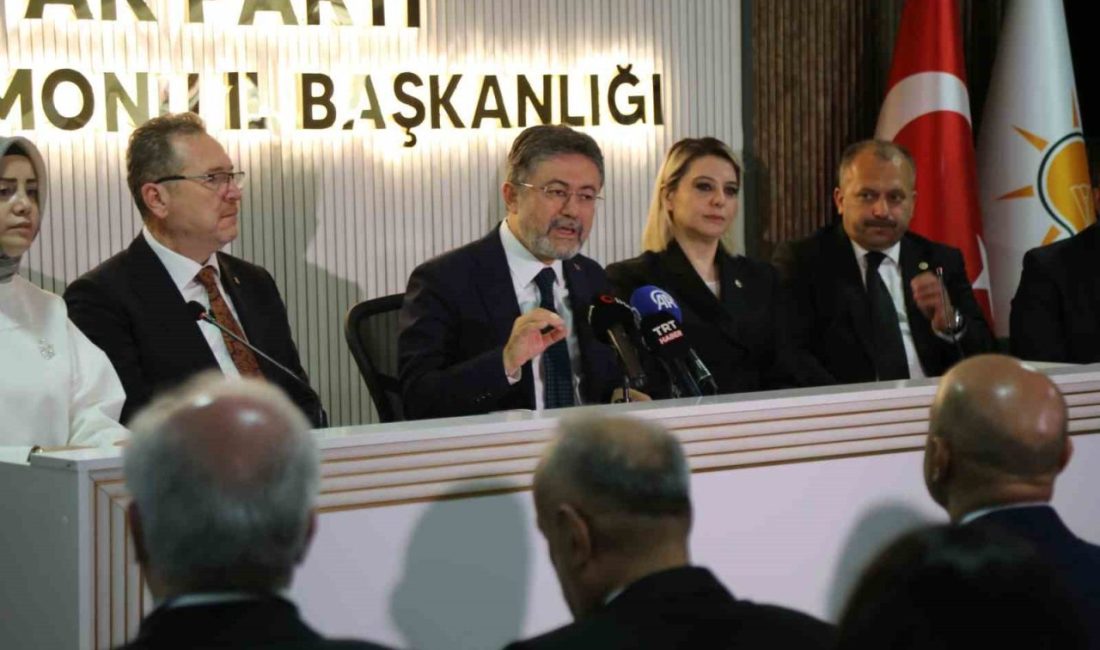 Kastamonu’da AK Partililer ile bayramlaşma programında bir araya gelen Tarım