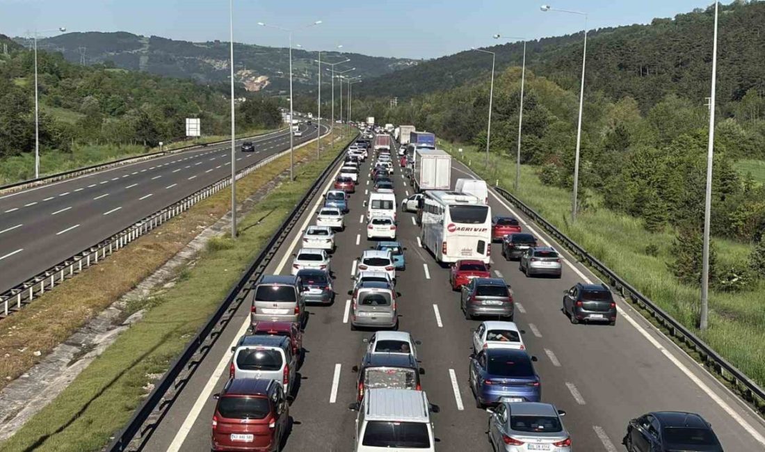 TEM Otoyolu ve D-100 kara yolunun Bolu geçişinde Kurban Bayramı’nın