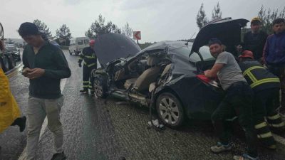 Bilecik’te tır ile otomobilin çarpıştığı trafik kazasında 1 kişi yaralandı.