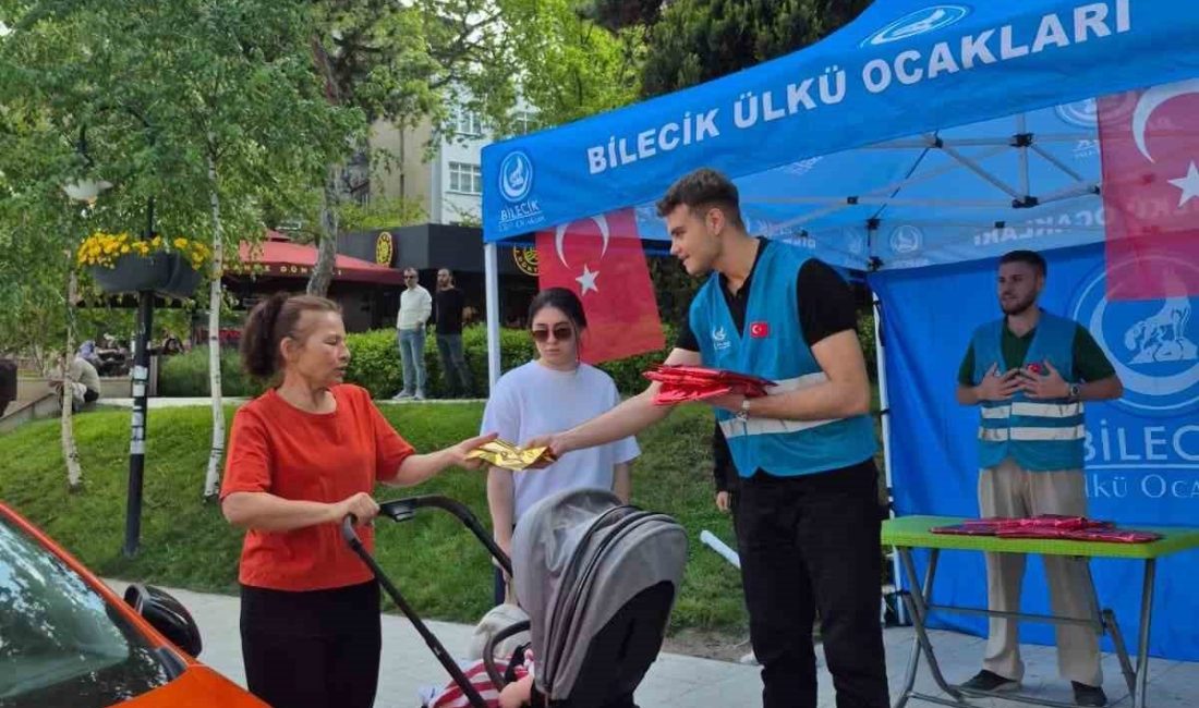 Ülkü Ocakları Bilecik İl Başkanlığı tarafından Anneler Günü dolayısıyla çarşı